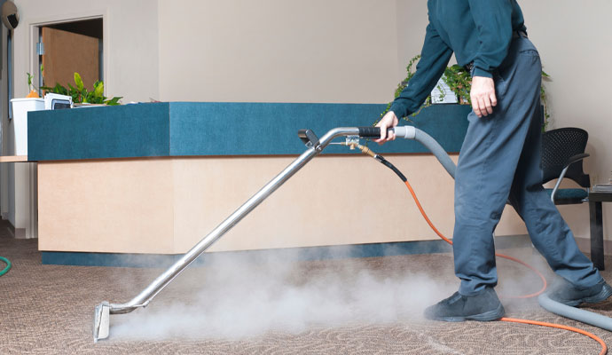 Carpet steam cleaning
